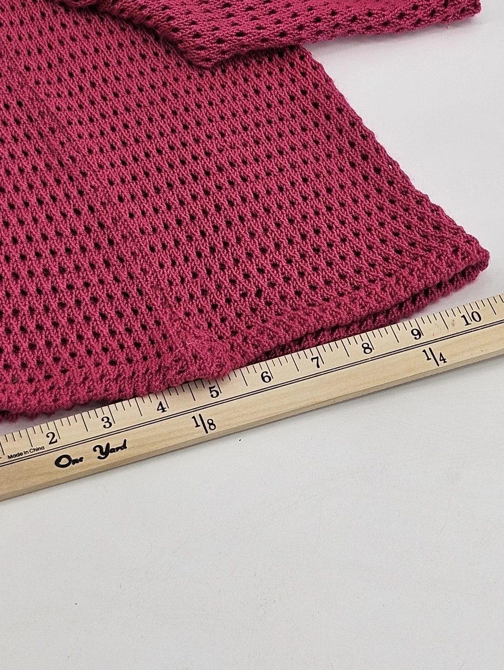 Saudade De Voce Wide Leg Knit Pant Hot Pink Women's Size M Summer Beach Vacation - Picture 9 of 12